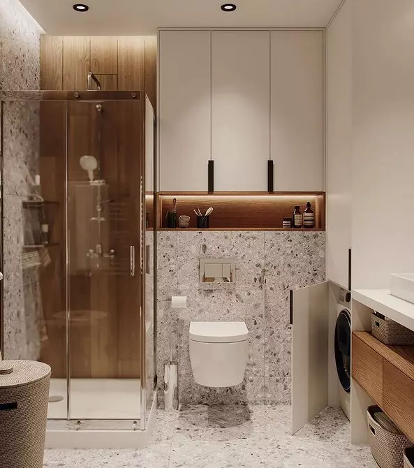 11 bilik mandi dengan keluasan 5 meter persegi. m yang memberi inspirasi kepada anda dengan reka bentuk yang indah (dan 52 foto) 3537_58