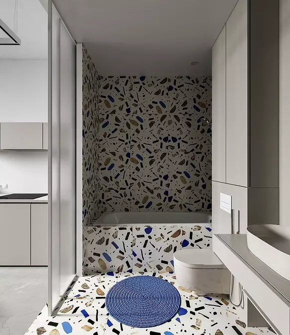 11 badeværelser med et areal på 5 kvadratmeter. m Hvem inspirerer dig med et smukt design (og 52 billeder) 3537_67