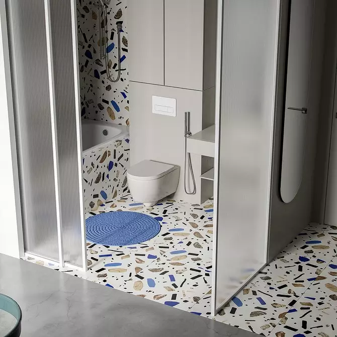 11 łazienki o powierzchni 5 metrów kwadratowych. M, którzy inspirują cię pięknym wzorem (i 52 zdjęciami) 3537_69