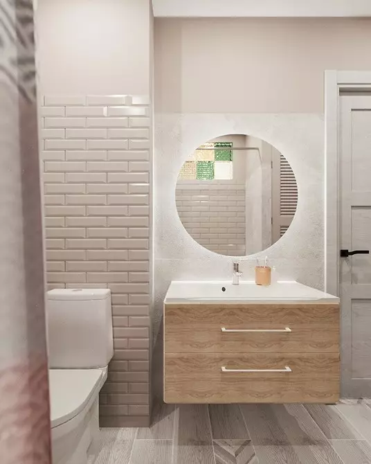 11 bilik mandi dengan keluasan 5 meter persegi. m yang memberi inspirasi kepada anda dengan reka bentuk yang indah (dan 52 foto) 3537_87