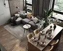 Deseño de deseño de sala de estar: Regras de zonificación e características de planificación 3573_113