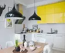 A sárga konyha belsejét készítjük: a legjobb színkombinációk és 84 fotó 3585_110