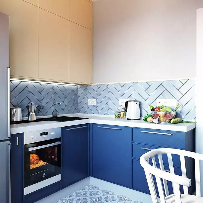 Elaborem un interior de cuina groga: les millors combinacions de colors i 84 fotos 3585_114
