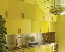 Elaboramos un interior de cociña amarela: mellores combinacións de cores e 84 fotos 3585_119