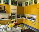Elaboramos un interior de cociña amarela: mellores combinacións de cores e 84 fotos 3585_121