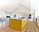 我們繪製了一個黃色廚房的內部：最佳顏色組合和84張照片 3585_138