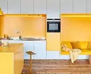 A sárga konyha belsejét készítjük: a legjobb színkombinációk és 84 fotó 3585_25