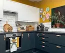 我們繪製了一個黃色廚房的內部：最佳顏色組合和84張照片 3585_91