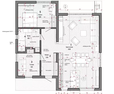 Unha pequena casa en Rostov-on-Don, que atraerá aos fanáticos do acolledor minimalismo 3613_64