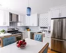 Interior of gray-blue kitchen (60 photos) 3637_106