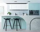 Interior of gray-blue kitchen (60 photos) 3637_48