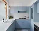 Interior of Gray-Blue Kitchen (60 mga larawan) 3637_73