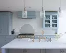 Interior of gray-blue kitchen (60 photos) 3637_75