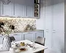 Interior de bucătărie albastru gri (60 de fotografii) 3637_78