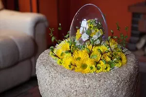 4 gyönyörű változat a húsvéti díszek a chrysanthemumoktól a virágüzletektől 3671_1