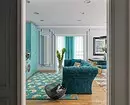 Apartment mit drei Schlafzimmern in Moskau mit hellen Details und nachdenklichen Ergonomie 3681_15