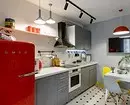 Si të organizoni një dhomë shumë të vogël kuzhine-gjallë: 5 këshilla të projektimit dhe 64 foto për frymëzim 3706_54