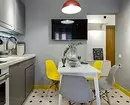Hoe een zeer kleine keuken-woonkamer te regelen: 5 ontwerptips en 64 foto's voor inspiratie 3706_57