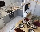 چگونه یک اتاق نشیمن آشپزخانه بسیار کوچک را ترتیب دهیم: 5 راهنمایی طراحی و 64 عکس برای الهام 3706_97
