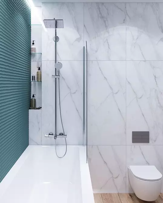 Izgled i dizajn kupaonice 6 četvornih metara. M na primjer 11 elegantnih projekata 3760_10