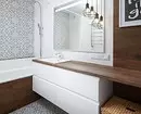 Rozložení a design koupelny 6 m2. m Například 11 Stylové projekty 3760_59