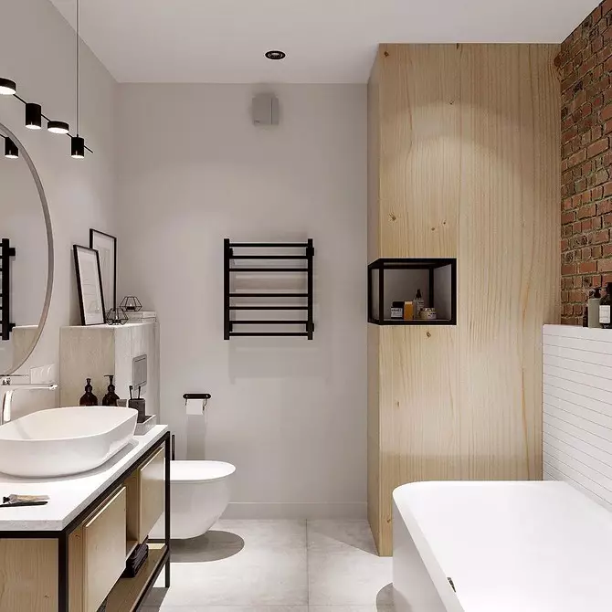 Layout e design de banheiro 6 metros quadrados. m, por exemplo, 11 projetos elegantes 3760_70
