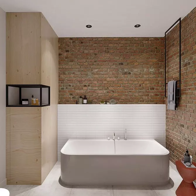Disseny i disseny de bany de 6 metres quadrats. m Per exemple 11 projectes elegants 3760_72