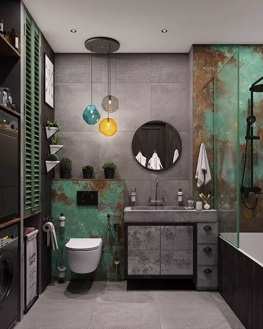 Layout and design of bathroom 6 square meters. m for example 11 stylish projects 3760_86