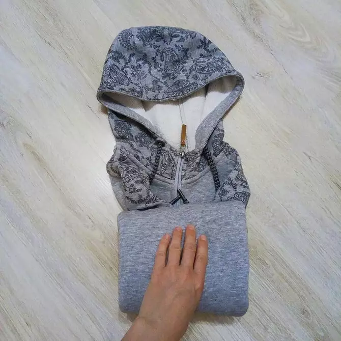 Cómo doblar la ropa y los zapatos de invierno para que no ocupen todo el guardarropa: 7 Lifehams con video 3812_19
