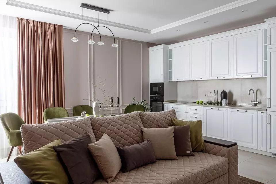 Appartamento con due camere da letto a Krasnodar in colori caldi 3816_3
