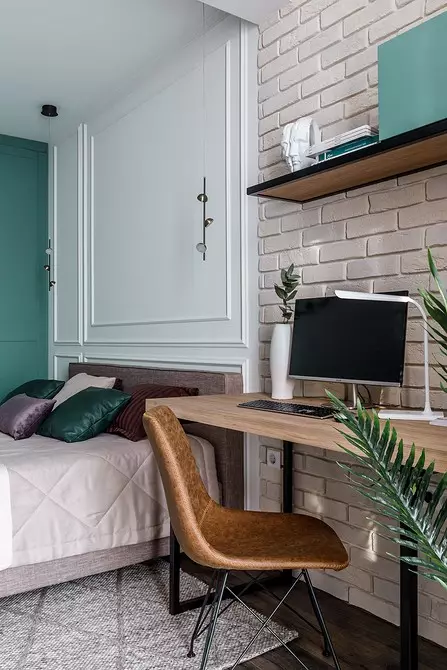 Apartamento de dúas habitacións en Krasnodar en cores cálidas 3816_55