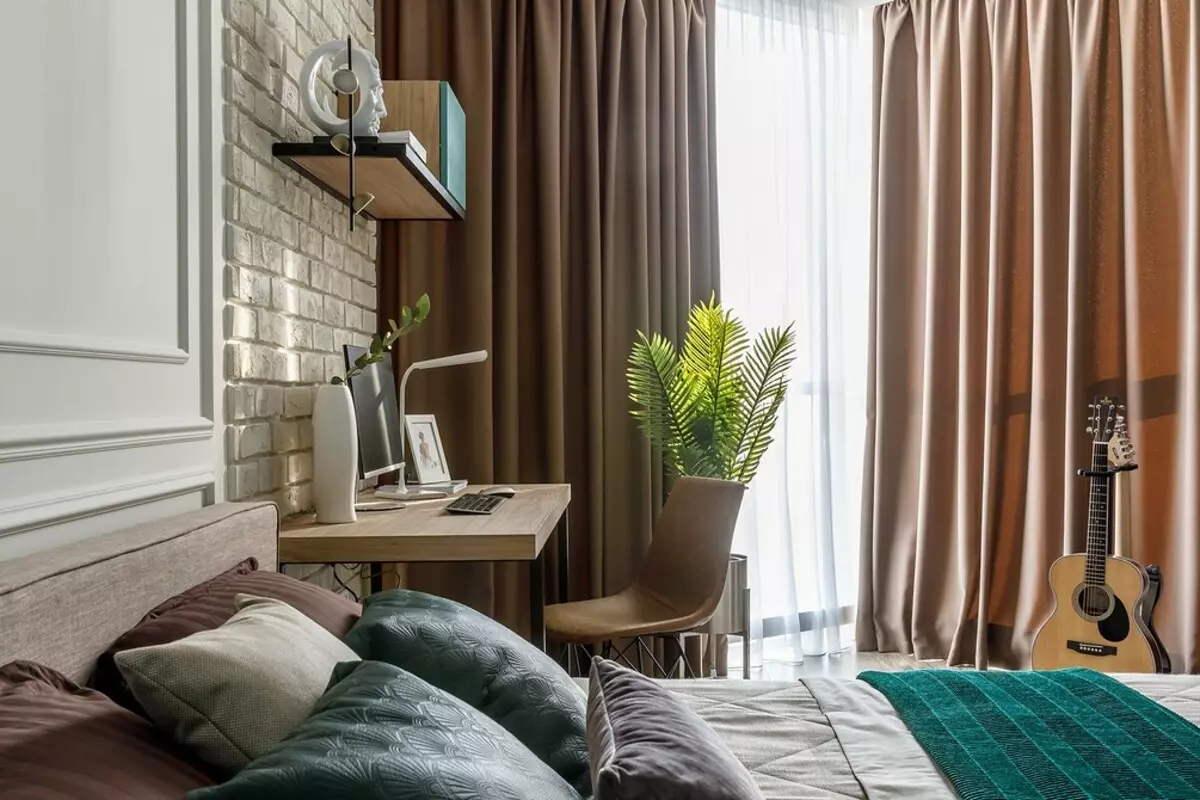 Two-bedroom apartment in Krasnodar in warm colors 3816_59