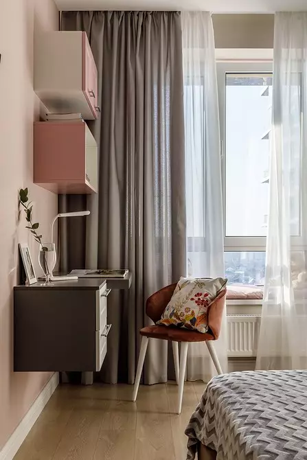 Căn hộ hai phòng ngủ ở Krasnodar trong màu sắc ấm áp 3816_64