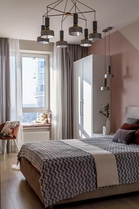 Apartamento de dúas habitacións en Krasnodar en cores cálidas 3816_66