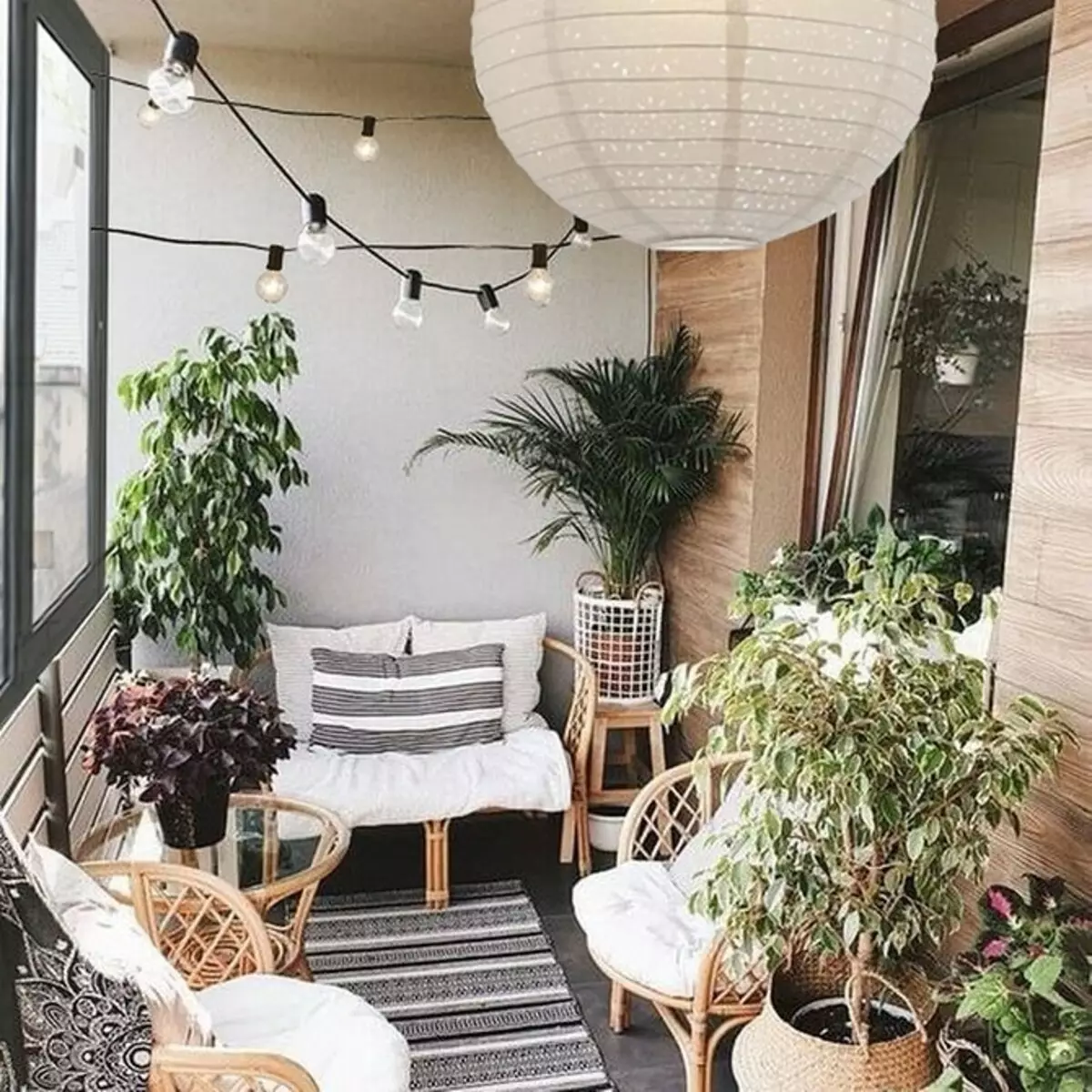 Cómo crear una terraza de verano en un balcón de la ciudad: 7 ideas hermosas y prácticas 3869_39