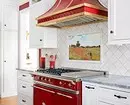 Com emetre un disseny de cuina blanca vermella: consells i antiprodes actuals 3877_107