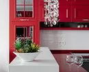 Com emetre un disseny de cuina blanca vermella: consells i antiprodes actuals 3877_14