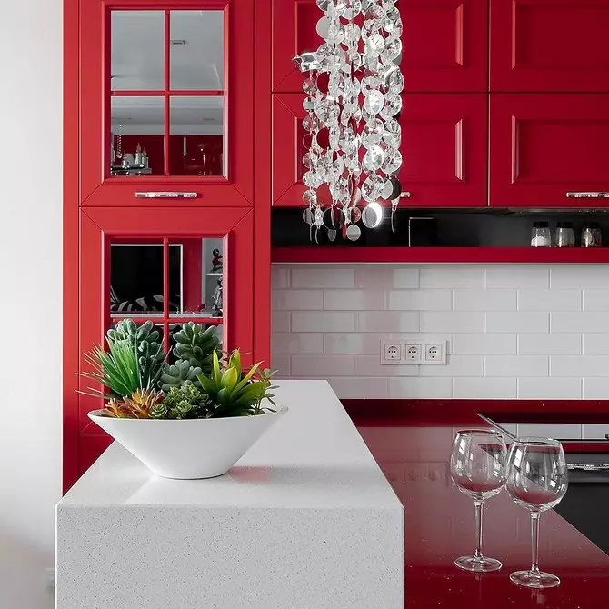 Як оформити дизайн червоно-білої кухні: актуальні поради і антиприкладом 3877_29