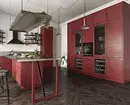 ریڈ وائٹ باورچی خانے کے ڈیزائن کو کیسے جاری رکھیں: موجودہ تجاویز اور اینٹیپروڈس 3877_91