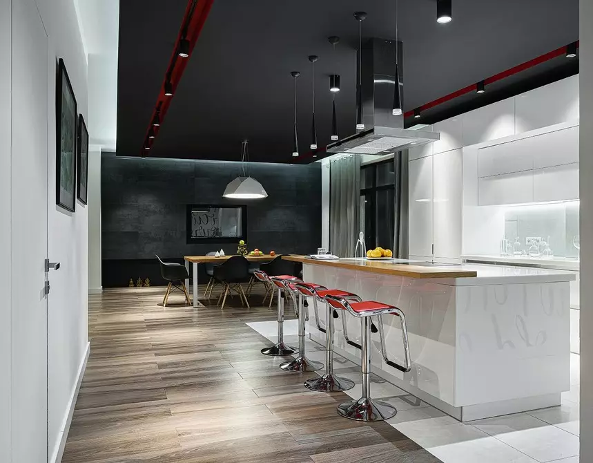 Tre-etagers minimalismehus: Interiør, der overfører til fremtiden 4063_25