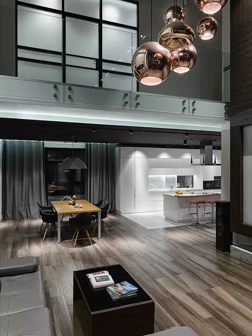 Tre-etagers minimalismehus: Interiør, der overfører til fremtiden 4063_26