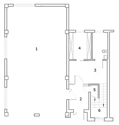 Nhà tối giản ba tầng: Nội thất mà chuyển đến tương lai 4063_34