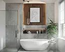 नुहाउने र स्नान को साथ बाथरूम डिजाइन: counteres 75 फोटोहरू - IVD.RU 4108_10