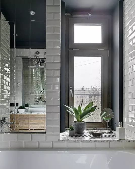 शॉवर आणि बाथसह स्नानगृह डिझाइन: 75 फोटोंवर इंटीरियर कल्पना - आयव्हीडी.आरयू 4108_110