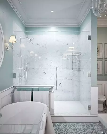 Diseño de baño con ducha y baño: ideas interiores en 75 fotos - IVD.RU 4108_114