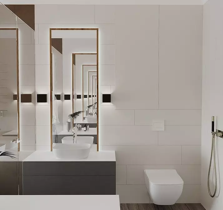स्नान और स्नान के साथ बाथरूम डिजाइन: 75 तस्वीरें पर आंतरिक विचार - ivd.ru 4108_120