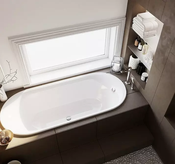 Badeværelse design med bad og bad: Interiør ideer på 75 billeder - Ivd.ru 4108_121