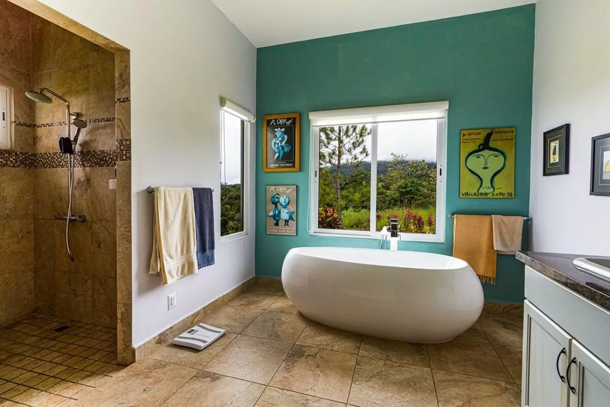 Diseño de baño con ducha y baño: ideas interiores en 75 fotos - IVD.RU 4108_164