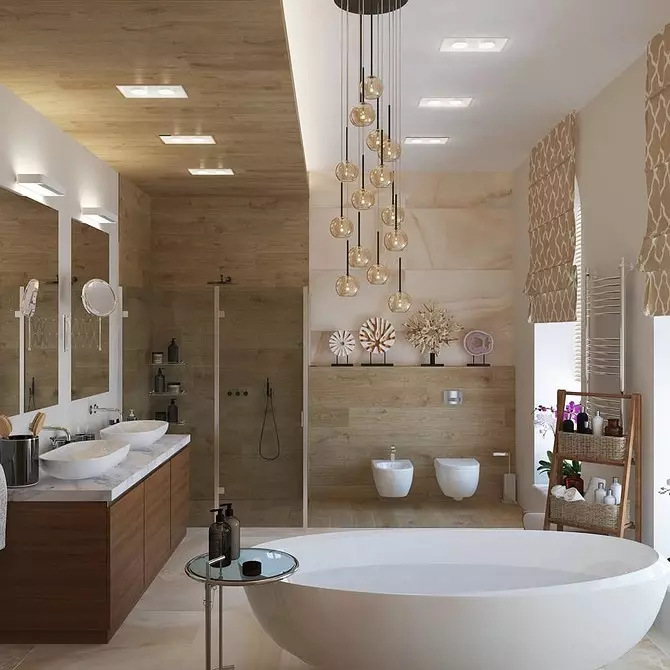 Σχεδιασμός μπάνιου με ντους και μπανιέρα: Εσωτερικές ιδέες σε 75 φωτογραφίες - IVD.RU 4108_168