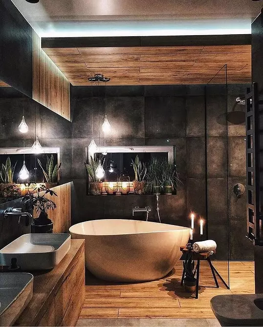 Deseño de baño con ducha e baño: ideas interiores en 75 fotos - IVD.RU 4108_171